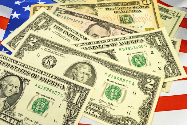 USA dollár, a legszélesebb körben használt valuta a világon - Fotó, kép