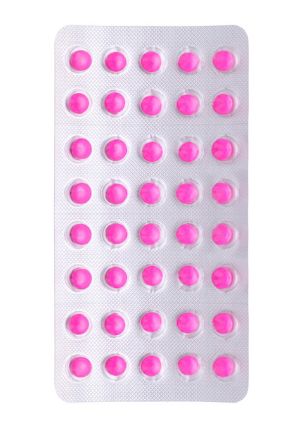 buborékcsomagolásban lévő tabletták - Fotó, kép