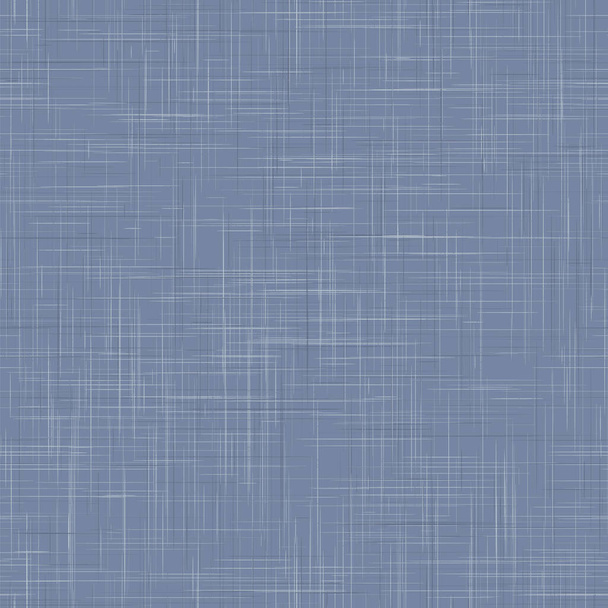 Worn French blue woven linen texture background. Старый волокно льна ecru бесшовный узор. Органическая пряжа замыкает ткань тканевого фона. Стирка джинсовой пудры тонкий текстурированный холст. Векторная секция
 - Вектор,изображение