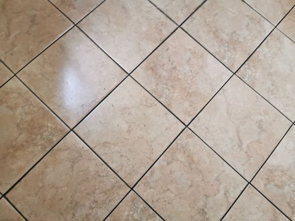 baño azulejos de cerámica blanca textura del piso - Foto, Imagen