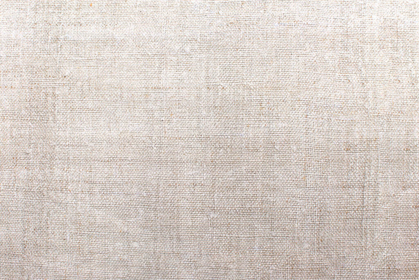 Natural linen material textile canvas texture background - Φωτογραφία, εικόνα