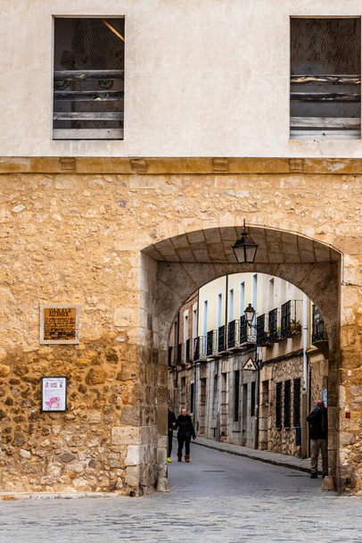Plaza de la Hora in medieval town of Pastrana, Guadalajara, Spain. - Foto, Imagen