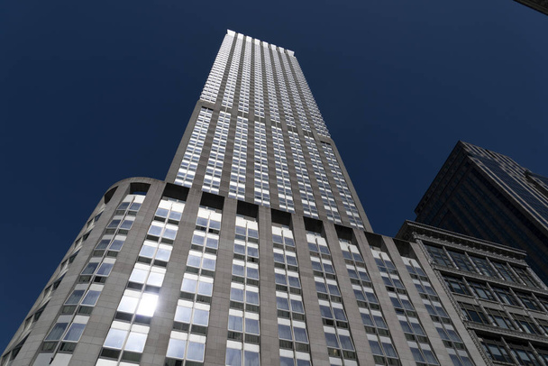 ニューヨーク5番街の高層ビル - 写真・画像