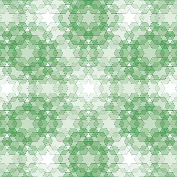 Sfondo con Pattern Stelle Verdi - Vector, Image