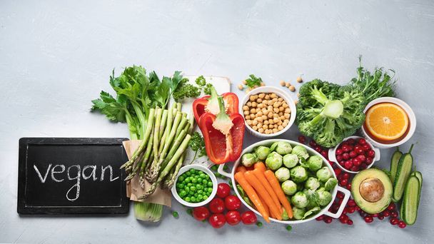 Vejetaryen diyeti. Zengin lif kaynaklarının seçimi vejetaryen gıdalar - Fotoğraf, Görsel