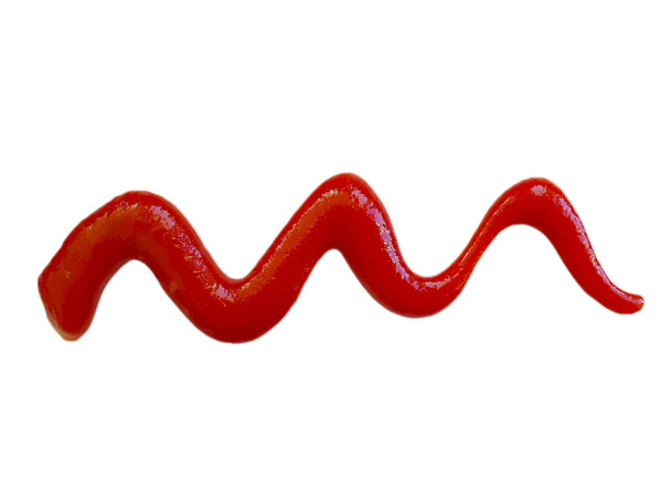 Ketchup de tomate aislado sobre un fondo blanco
 - Foto, Imagen