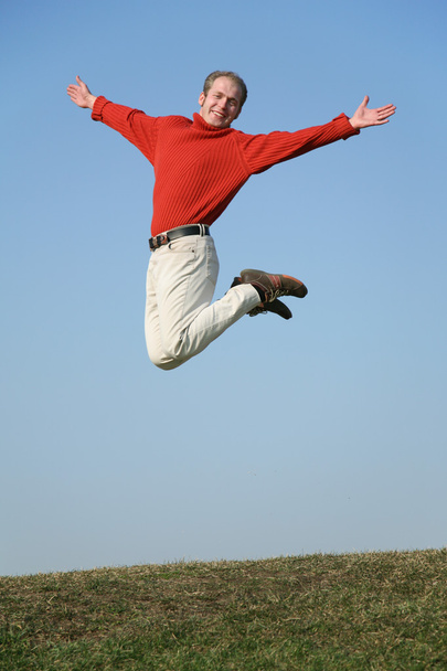 Jumping man - Foto, afbeelding