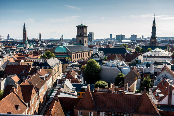 Kopenhaga, Dania, Skandynawia. Piękny letni dzień - Zdjęcie, obraz