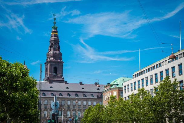 Kaunis Kööpenhamina arkkitehtuuri, matkustaa ympäri Kööpenhamina - Valokuva, kuva