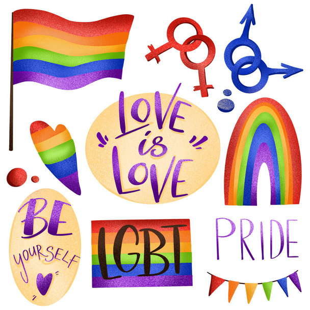 Bee Yourself LGBTQ+ Pride Sticker Sheet