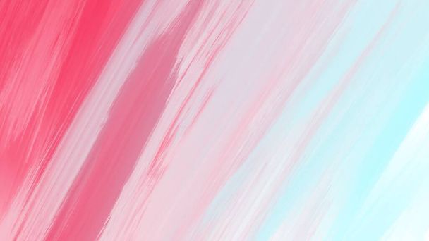 Ilustración digital rectangular horizontal fondo rosa azul pintura al óleo pinceladas. Impresión para telas, carteles, pancartas, diseño web, tarjetas, envases y productos de papel, scrapbooking
. - Foto, imagen