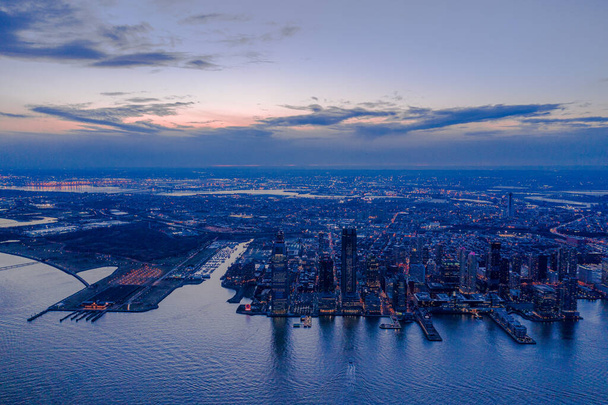 Aerial view of Jersey City - Valokuva, kuva
