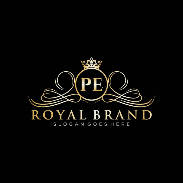 PE Letter Alkuperäinen ylellinen brändi logo malli
. - Vektori, kuva