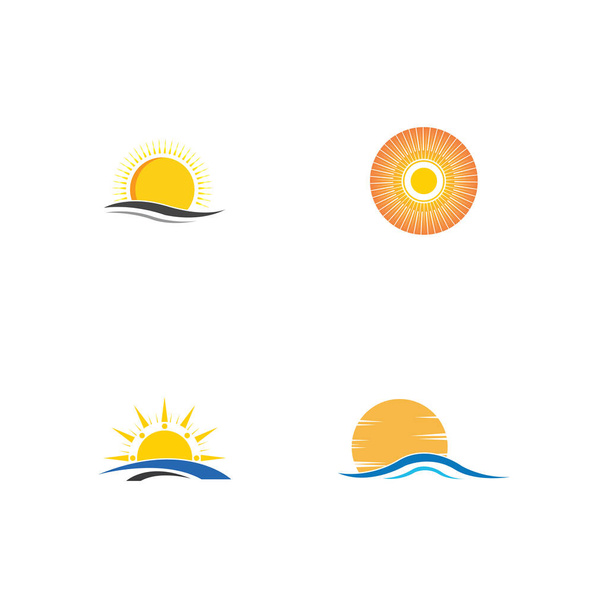 Sun Vector illustration Icon Logo Template design - Vector, Image