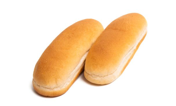 hot dog rolls isolated on white background - Photo, Image