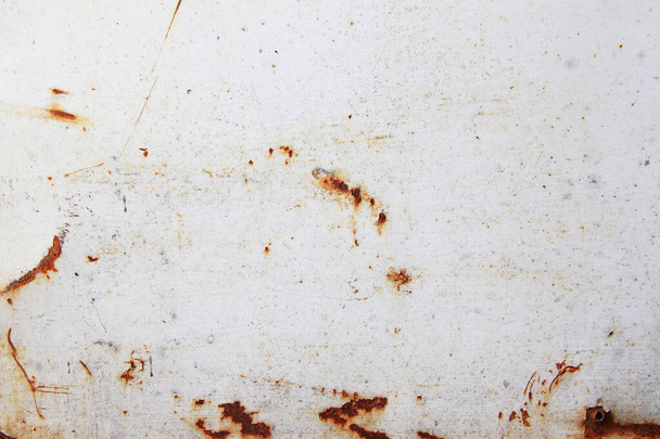 Old rusty white metal background,abstract texture, Corroded metal background, Rusty painted wall. - Zdjęcie, obraz