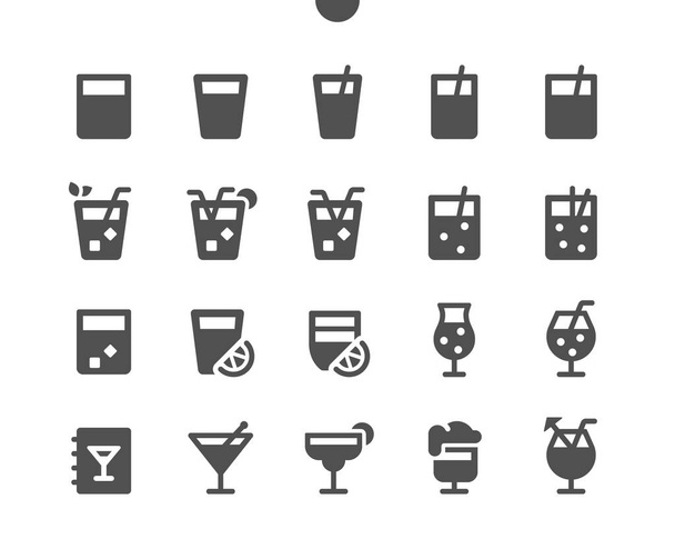 Drinks v2 UI Pixel Perfect Well-crafted Vector Solid Icons 48x48 Ready for 24x24 Grid for Web Graphics and Apps. Simple Minimal Pictogram - Vector, Image