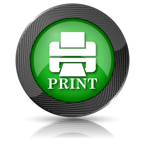 Impresora con palabra icono PRINT
 - Foto, imagen
