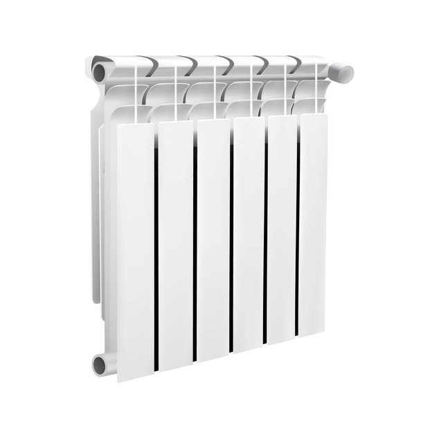 Modern Wall Heating Radiator Warming System Vector - Διάνυσμα, εικόνα