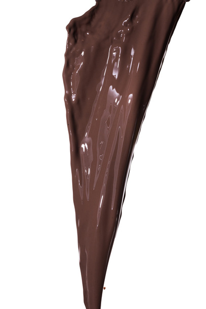 gesmolten donkere chocolade - Foto, afbeelding