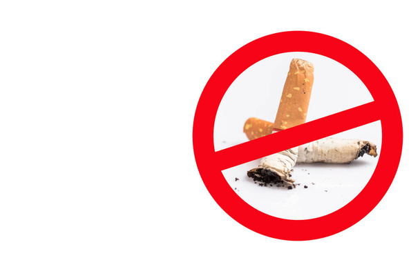 Não e pare de fumar para o Dia Mundial Sem Tabaco. - Foto, Imagem