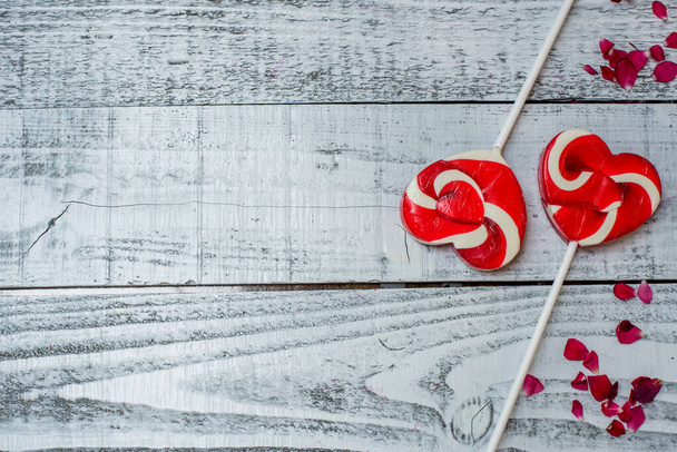 romantic Valentines day composition for background - Foto, Bild