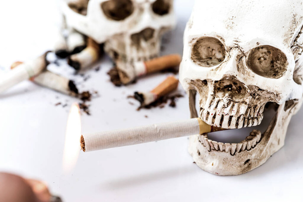 No und Stop Rauchen zum Weltnichtrauchertag. - Foto, Bild