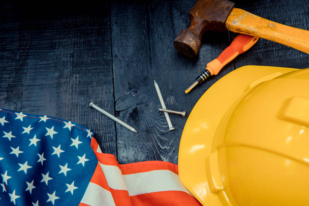 construction tools with copy space for Labor day - Photo, Image