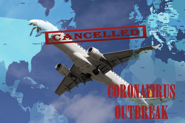 coronavirus global fight - restricciones de viaje Europa y Estados Unidos
 - Foto, imagen