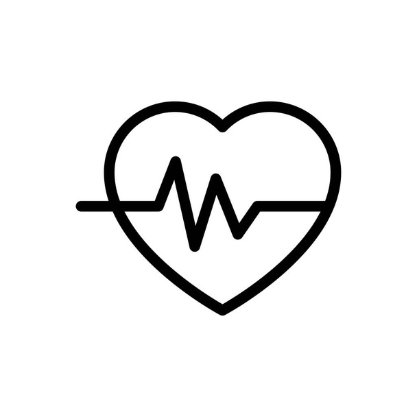 egészségügyi vektor vékony vonal ikon - Vektor, kép