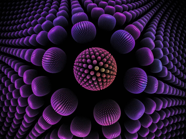  Fondo generado por ordenador esponjoso abstracto - Arte fractal
   - Foto, Imagen
