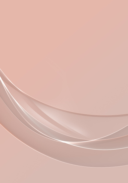 Abstract background waves. Blush pink abstract background for wallpaper or business card - Photo, Image