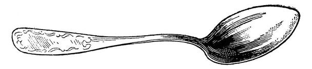 Esta é uma faca simples com lâmina de cabeça ligeiramente arredondada, comumente usada em casas para cortar legumes e frutas, desenho de linha vintage ou ilustração de gravura
. - Vetor, Imagem