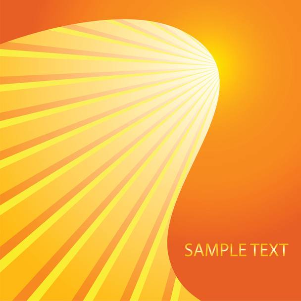 Sunburst with a place for your text - Vector, Image