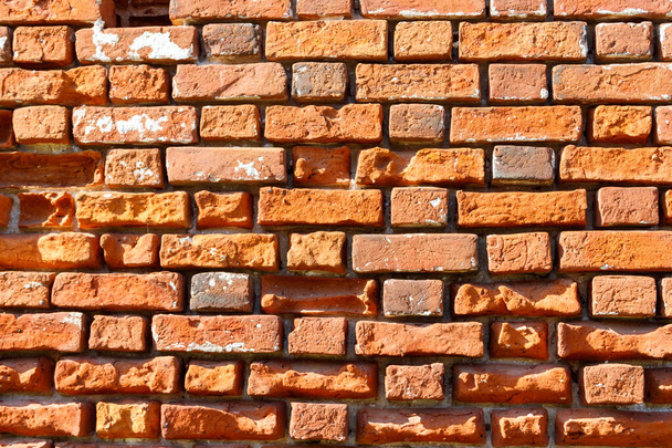 Background of the old red brick wall - Photo, Image