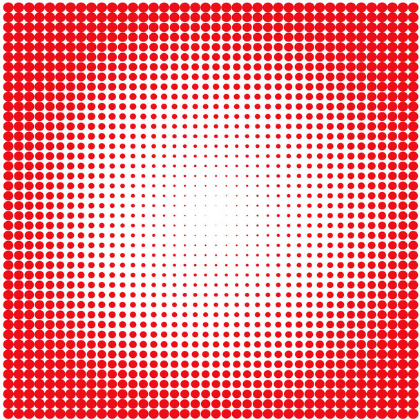 fehér háttér piros pontokkal - Vektor, kép
