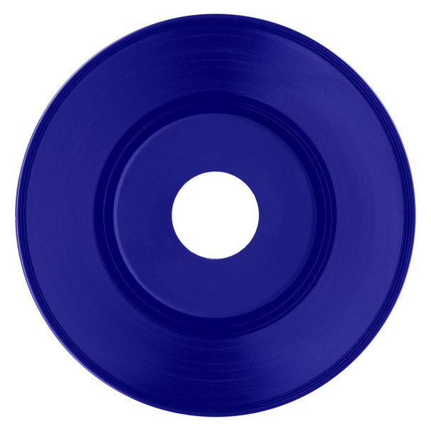 Blue vinyl record - Photo, Image