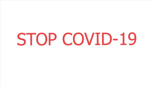 Stop coronavirus. Protect from COVID-19. Healthcare. Caution - Φωτογραφία, εικόνα