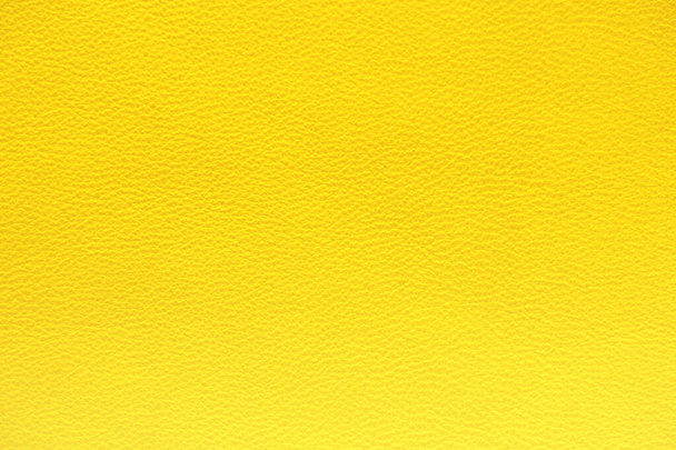 Textur aus echtem Leder gelb Farbe Nahaufnahme. - Foto, Bild