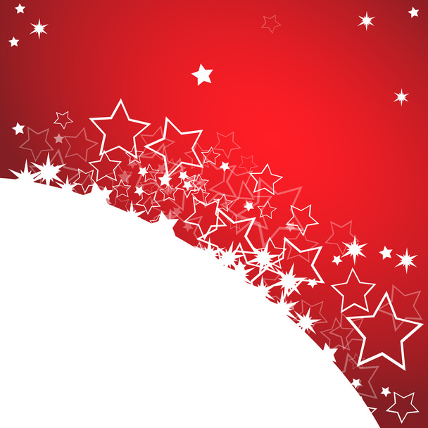 fondo de Navidad con estrellas - Vector, imagen