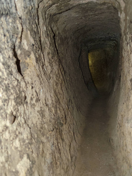 Derinkuyu ville souterraine est une ancienne ville grotte multi-niveaux en Cappadoce, Turquie
. - Photo, image