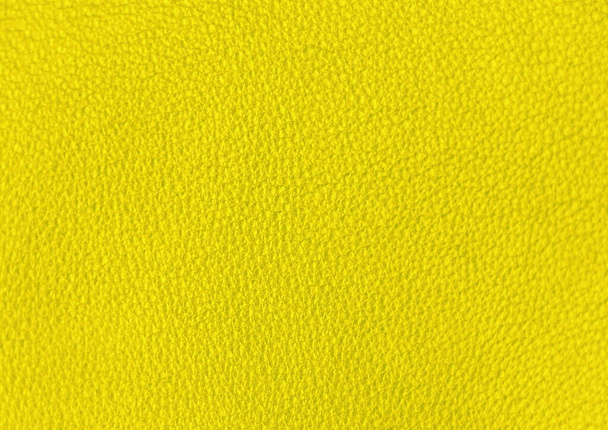 Tekstura oryginalnej skóry żółty kolor zbliżenie. - Zdjęcie, obraz