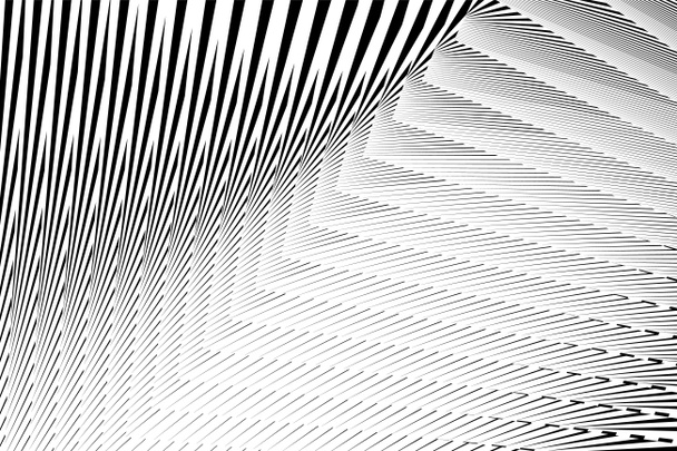 Abstrato linhas de meio-tom fundo, padrão dinâmico geométrico, textura de design moderno. - Foto, Imagem