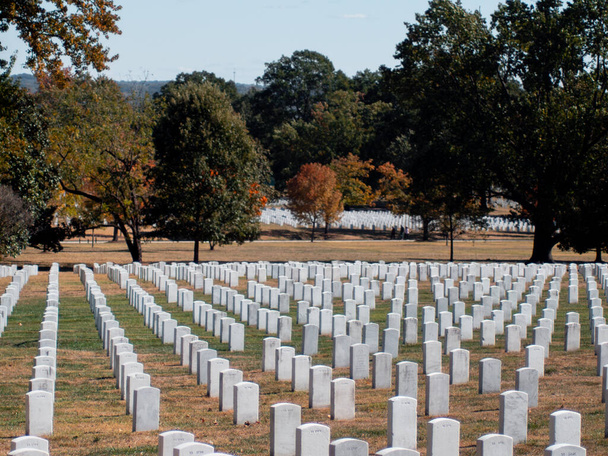 Arlington National Cemetery, Washington D.C. Autumn. - Photo, Image