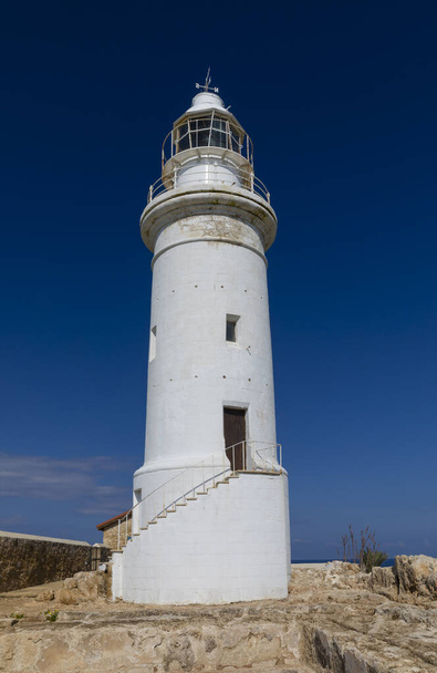 Paphos Lighthouse, Kato Pafos archaeological Park, Cyprus - Foto, Imagem