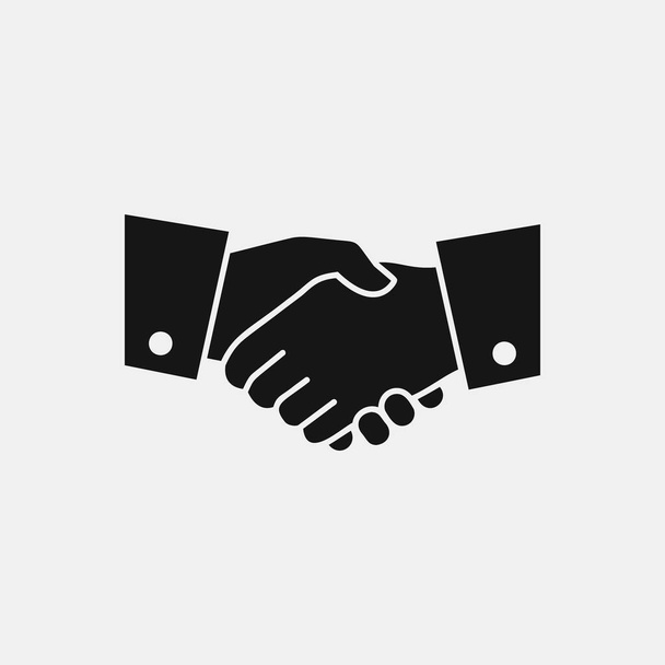Handshake icon vector design , agreement sign illustration. - ベクター画像