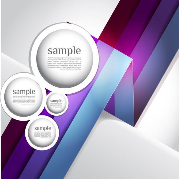 Abstract web design bubble, line abstract - Vector, afbeelding