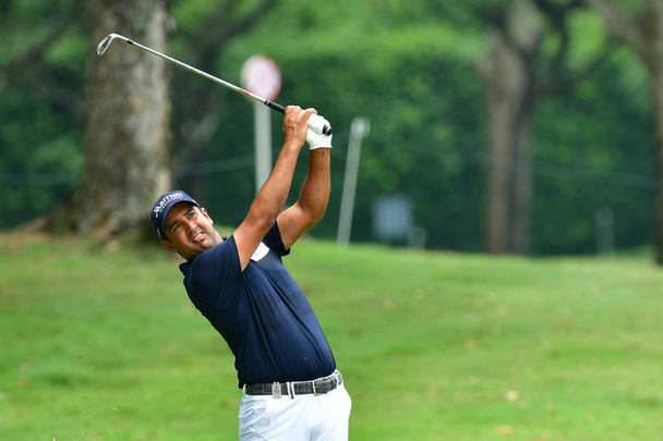 SHAH ALAM, MARCH 5 : Shiv Kapur of India, pictured during round 1 of the Bandar Malaysia Open 2020 at Kota Permai Golf & Country Club, Shah Alam, Selangor, Malaysia, on March 5, 2020. - Valokuva, kuva