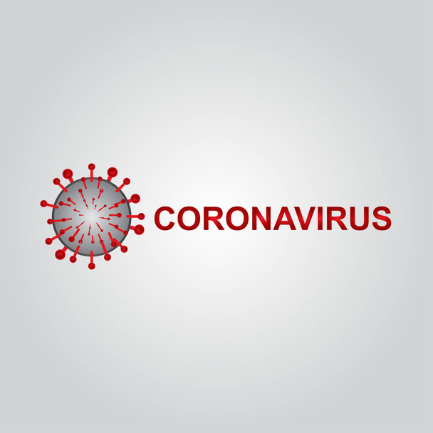 Coronavirus Covid-19 Vector Template Design Illustration - Vektor, Bild
