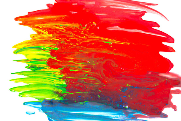 Абстрактний барвистий фон, зроблений з кольору води
 - Фото, зображення